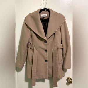 Calvin Klein belted jacket